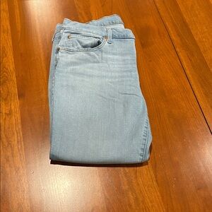 Levi's Women's Sky Blue Skinny Jeans